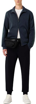 エンポリオアルマーニ FW23 カラーブロック ハイネック ジップアップジャケット. 6R1MF1-1JHSZ-0128 10