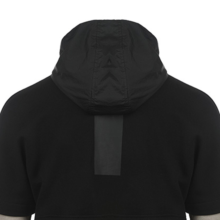 Sizing EMPORIO ARMANI FW23 拼色連帽黑色長袖上衣 6R1MBV-1JWPZ-0019