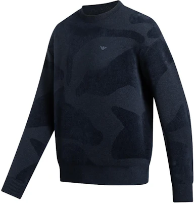 Suéter Tejido Logo Geométrico Azul Marino Emporio Armani FW23. 6R1MXM-1MNHZ-0920 Shop Suéter Tejido Logo Geométrico Azul Marino Emporio Armani FW23. 6R1MXM-1MNHZ-0920