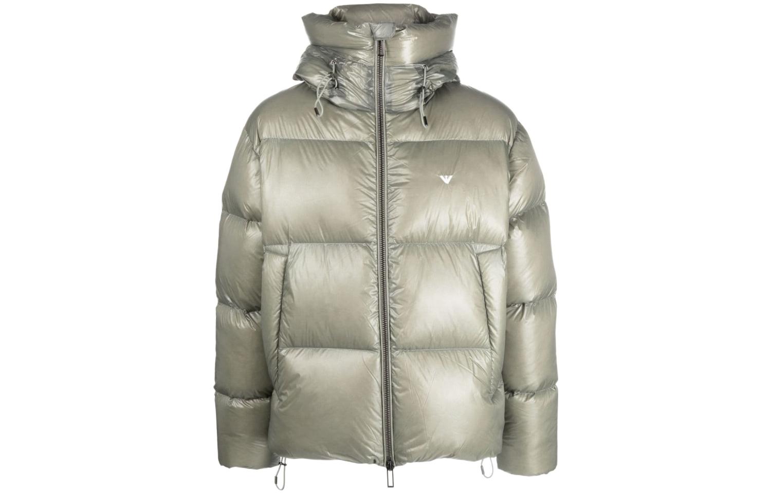 EMPORIO ARMANI FW23  Green Puffer Jacket with Logo Embroidery. 6R1B97-1NKZZ-0606 圖 2