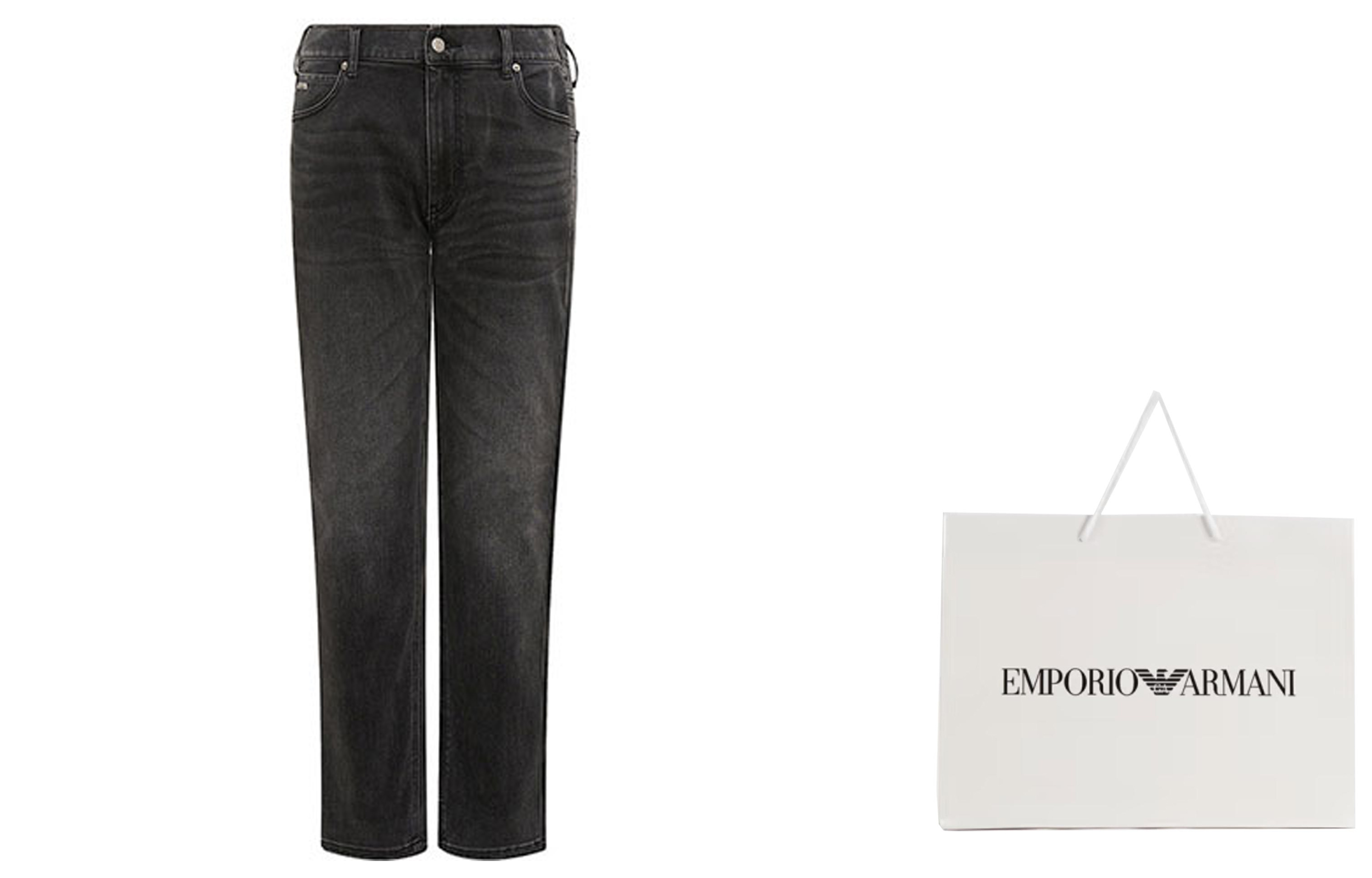 EMPORIO ARMANI FW23  Grey Straight-Leg Button Denim Jeans. 6R1J16-1DQYZ-006 圖 4