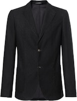 EMPORIO ARMANI FW23 Lightweight Single-Breasted Blazer Black H41G51-E1D01-999 EMPORIO ARMANI FW23 Lightweight Single-Breasted Blazer Black H41G51-E1D01-999