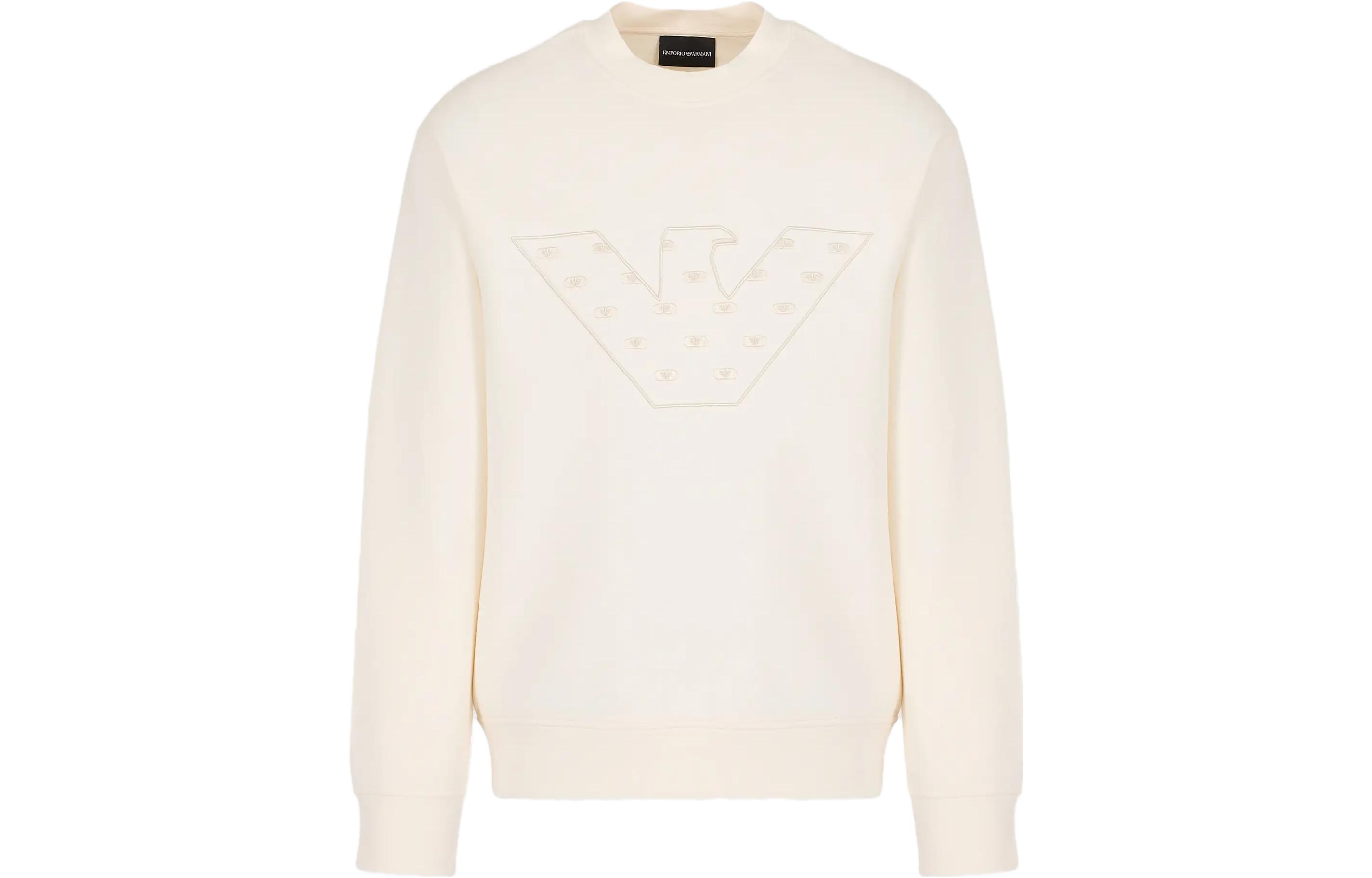 Order EMPORIO ARMANI FW23 刺繡徽標休閒運動衫 6R1ME7-1JHSZ-0128