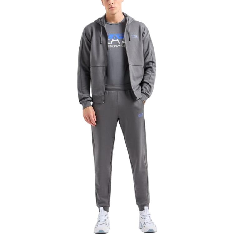 Emporio Armani FW23  Logo Hoodie Zip Sweatpants Casual Tracksuit Set. 6RPV66-PJ07Z-1977 圖 9
