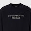 Lookbook EMPORIO ARMANI FW23 Logo Print Black Crewneck Long Sleeve Sweater. 6R1MXD-1MNDZ-0920