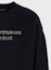 Shop EMPORIO ARMANI FW23 Logo Print Black Crewneck Long Sleeve Sweater. 6R1MXD-1MNDZ-0920