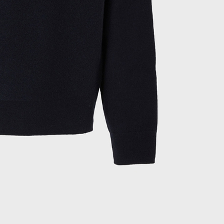 Purchase EMPORIO ARMANI FW23  Logo Print Black Crewneck Long Sleeve Sweater. 6R1MXD-1MNDZ-0920