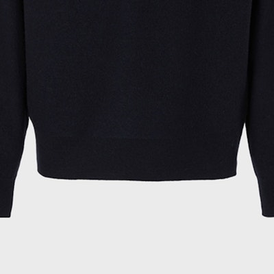 EMPORIO ARMANI FW23 Logo Print Black Crewneck Long Sleeve Sweater. 6R1MXD-1MNDZ-0920 Details for EMPORIO ARMANI FW23 Logo Print Black Crewneck Long Sleeve Sweater. 6R1MXD-1MNDZ-0920
