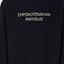Sizing EMPORIO ARMANI FW23 Logo Print Black Crewneck Long Sleeve Sweater. 6R1MXD-1MNDZ-0920