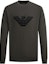 Order EMPORIO ARMANI FW23 Logo Print Crewneck Long Sleeve Sweatshirt. 6R1MG7-1JHSZ-08A4
