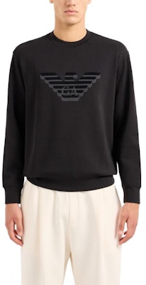 EMPORIO ARMANI FW23 Logo Print Crewneck Long Sleeve Sweatshirt. 6R1MG7-1JHSZ-08A4 Purchase EMPORIO ARMANI FW23 Logo Print Crewneck Long Sleeve Sweatshirt. 6R1MG7-1JHSZ-08A4