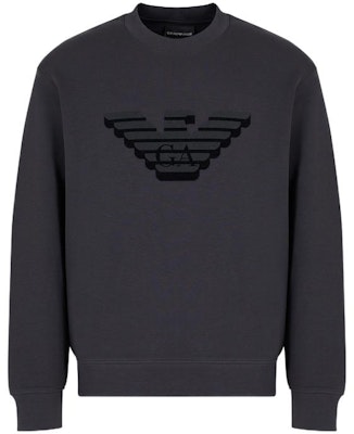 EMPORIO ARMANI FW23 Logo Print Crewneck Long Sleeve Sweatshirt. 6R1MG7-1JHSZ-08A4 Sizing EMPORIO ARMANI FW23 Logo Print Crewneck Long Sleeve Sweatshirt. 6R1MG7-1JHSZ-08A4