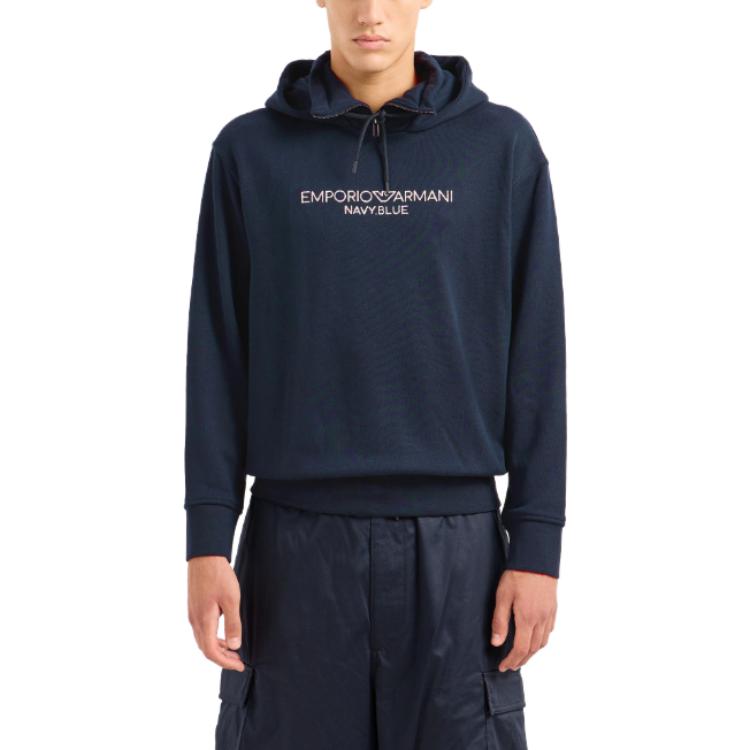 Emporio Armani FW23  Logo Print Pullover Hoodie. 6R1MF6-1JWPZ-0128 圖 5
