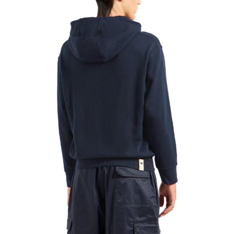 Emporio Armani FW23  Logo Print Pullover Hoodie. 6R1MF6-1JWPZ-0128 圖 6