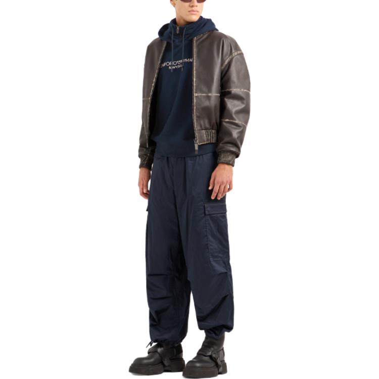 Emporio Armani FW23  Logo Print Pullover Hoodie. 6R1MF6-1JWPZ-0128 圖 7