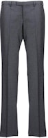 EMPORIO ARMANI FW23 Mid-Rise Straight Suit Pants Black Grey H41P0M01504631 EMPORIO ARMANI FW23 Mid-Rise Straight Suit Pants Black Grey H41P0M01504631