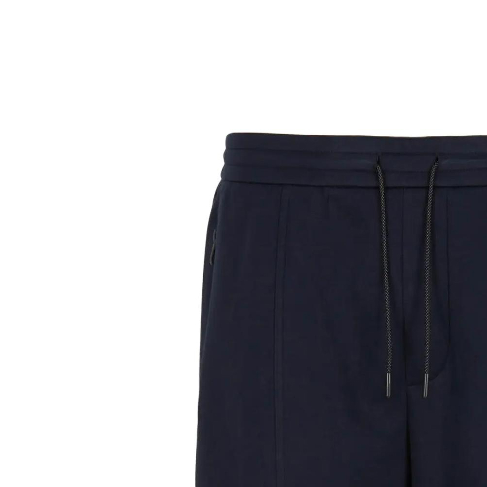Details for EMPORIO ARMANI FW23  Navy Blue Drawstring Jogger Casual Pants 6R1PQ0-1JNWZ-09B3