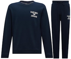 EMPORIO ARMANI FW23 Navy Blue Embroidered Casual Sportswear Set. 111943-3F571-0135 EMPORIO ARMANI FW23 Navy Blue Embroidered Casual Sportswear Set. 111943-3F571-0135