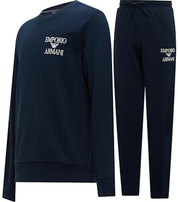 EMPORIO ARMANI FW23 Navy Blue Embroidered Casual Sportswear Set. 111943-3F571-0135 Shop EMPORIO ARMANI FW23 Navy Blue Embroidered Casual Sportswear Set. 111943-3F571-0135