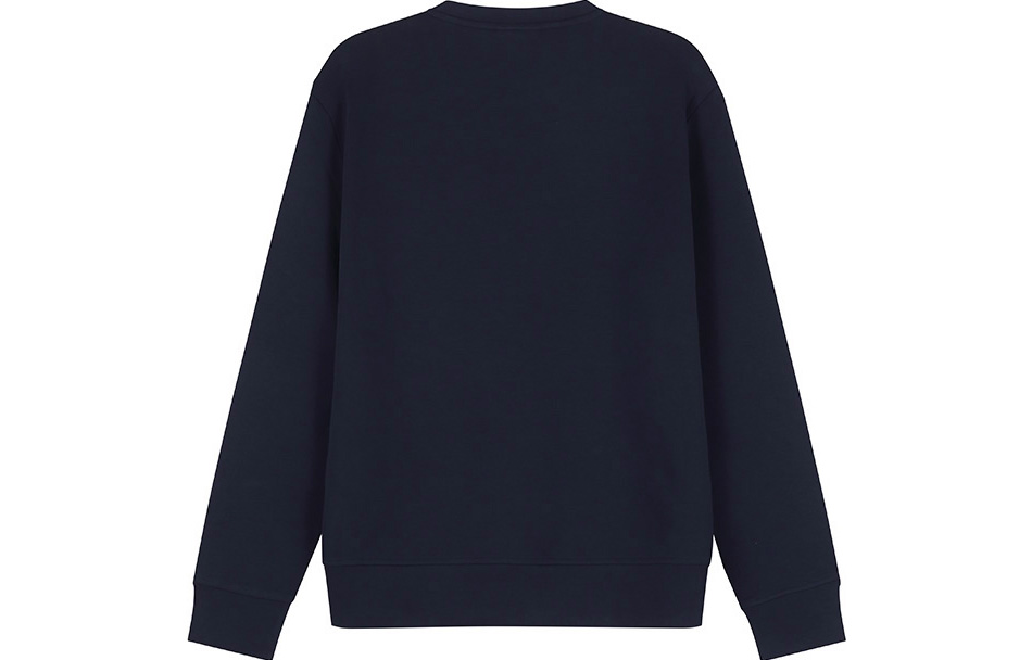 Lookbook EMPORIO ARMANI FW23  Navy Blue Logo Crewneck Pullover Sweatshirt. 8N1ML7-1JHSZ-0920