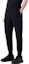 Shop EMPORIO ARMANI FW23 Navy Blue Logo Embroidered Jogger Sweatpants. 8N1PT0-1JHSZ-0920