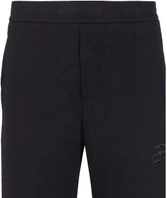 EMPORIO ARMANI FW23 Navy Blue Logo Embroidered Jogger Sweatpants. 8N1PT0-1JHSZ-0920 Details for EMPORIO ARMANI FW23 Navy Blue Logo Embroidered Jogger Sweatpants. 8N1PT0-1JHSZ-0920