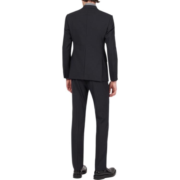 EMPORIO ARMANI FW23  Navy Blue Solid Single-Breasted Suit Set. 01VMEB-0B006-922 圖 4