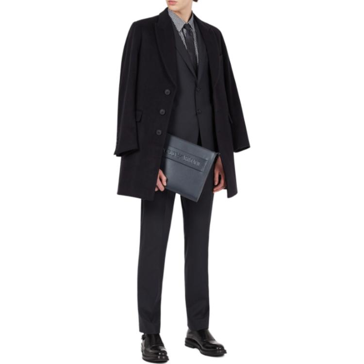 EMPORIO ARMANI FW23  Navy Blue Solid Single-Breasted Suit Set. 01VMEB-0B006-922 圖 5