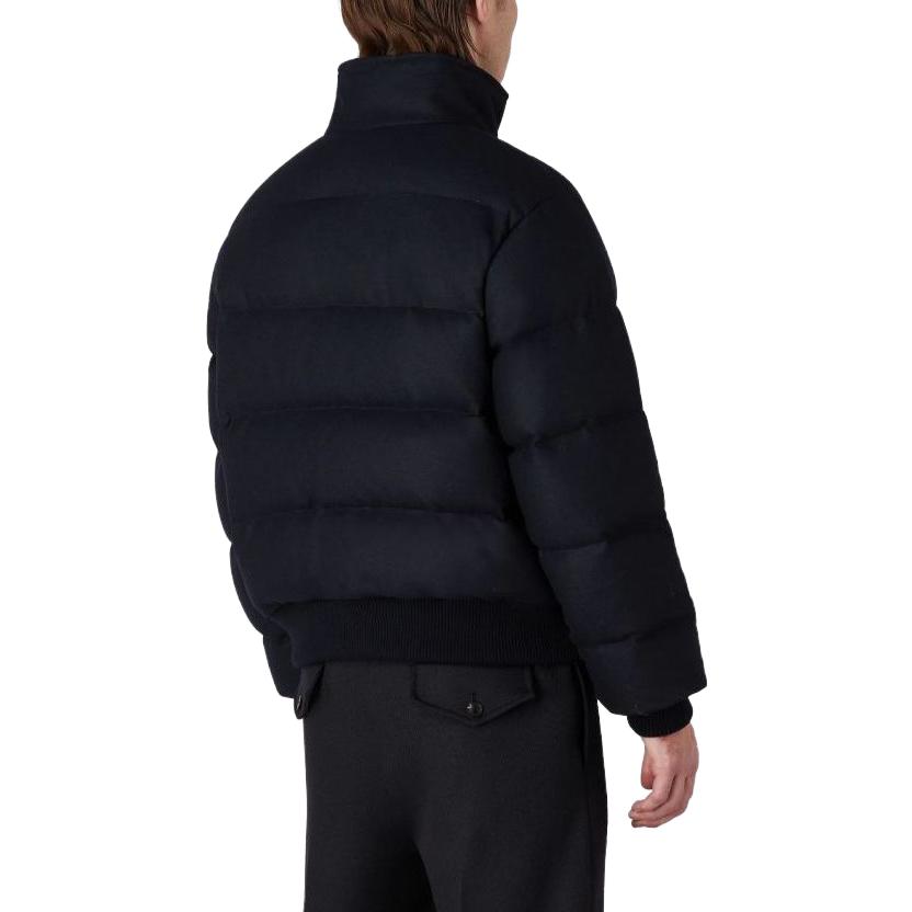 EMPORIO ARMANI FW23  Navy High Neck Zip Cotton Jacket 6R1B7R-1K23Z-0922 圖 4