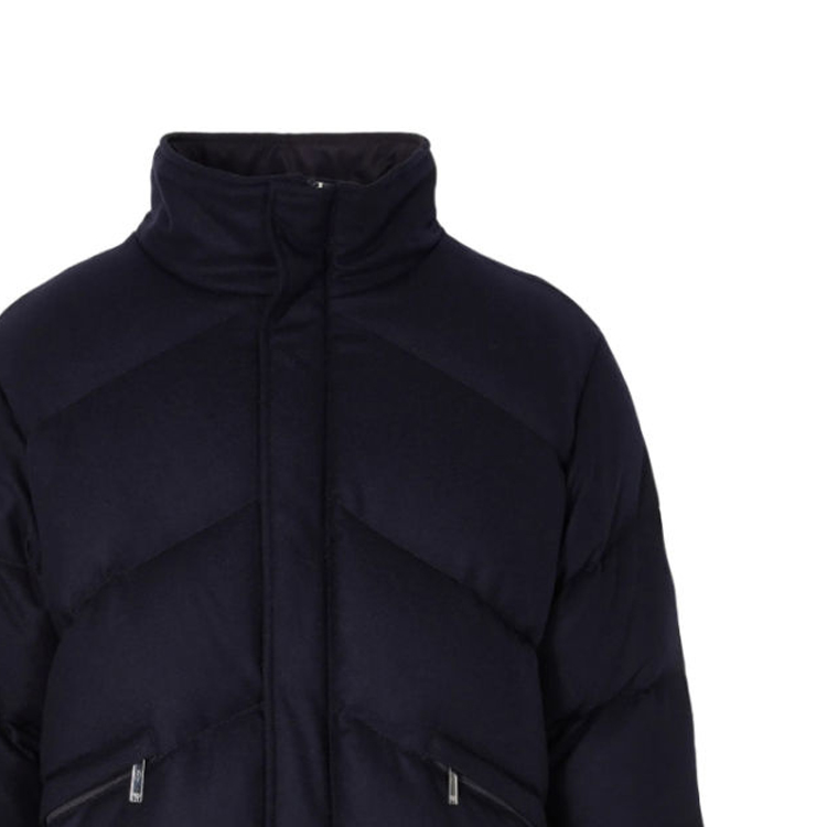 EMPORIO ARMANI FW23  Navy High Neck Zip Cotton Jacket 6R1B7R-1K23Z-0922 圖 6