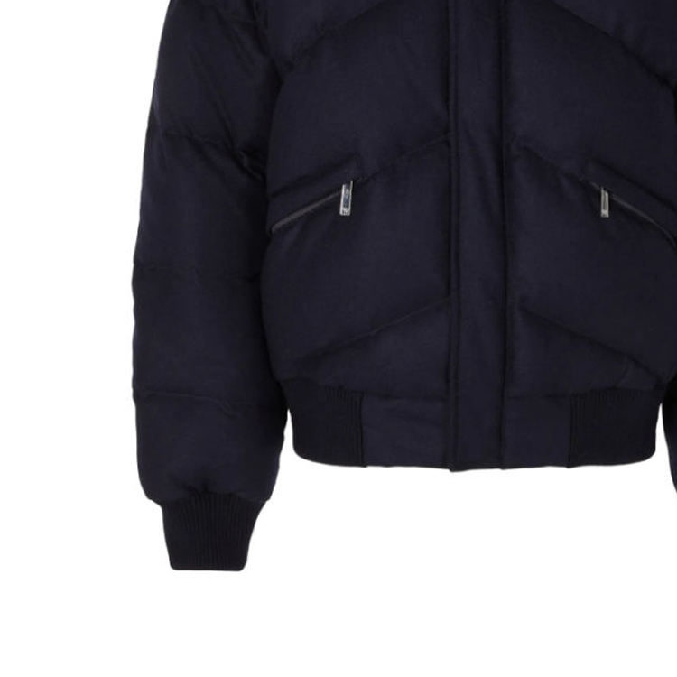 EMPORIO ARMANI FW23  Navy High Neck Zip Cotton Jacket 6R1B7R-1K23Z-0922 圖 7