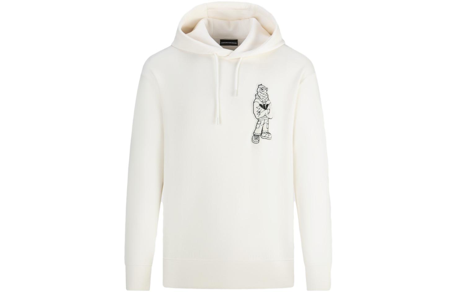 EMPORIO ARMANI FW23  Pattern Embroidered Long-Sleeve Hoodie. 6R1MG9-1JHSZ-0999 圖 9