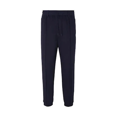 EMPORIO ARMANI FW23 Relaxed Tapered Casual Pants Navy Blue. 6R1P631-JOBZ1-09B3