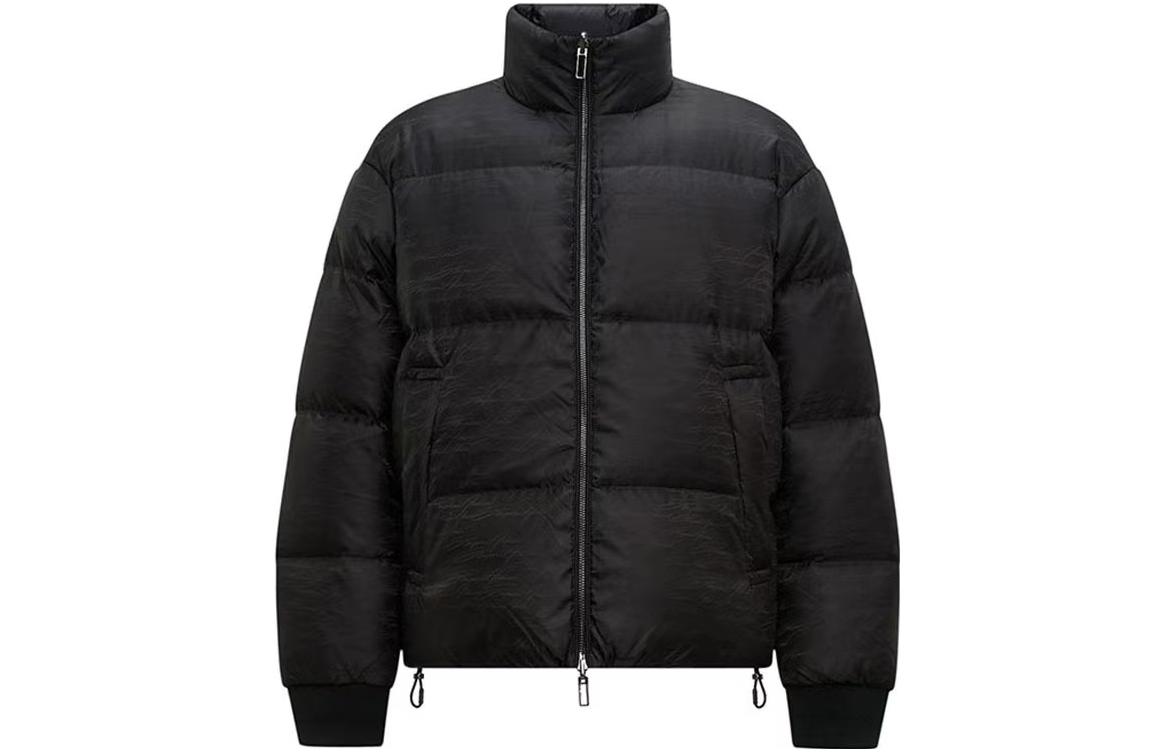 Shop Emporio Armani FW23 雙面羽絨外套 厚暖長袖外套 6R1B651NVSZF556