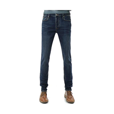 EMPORIO ARMANI FW23 Slim Fit Low-Rise Straight Jeans Deep Blue 3D1J75-1DRRZ-0942