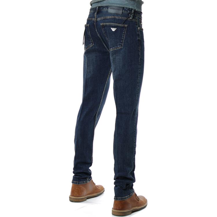EMPORIO ARMANI FW23  Slim Fit Low-Rise Straight Jeans Deep Blue 3D1J75-1DRRZ-0942 圖 6