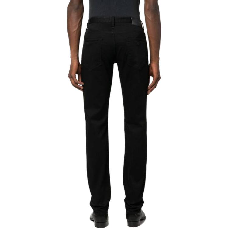 Purchase EMPORIO ARMANI FW23 修身低腰直筒休闲裤 黑色 8N1J06-1DHDZ-0005