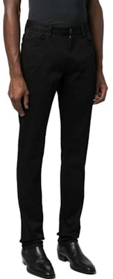 EMPORIO ARMANI FW23 修身低腰直筒休闲裤 黑色 8N1J06-1DHDZ-0005 Details for EMPORIO ARMANI FW23 修身低腰直筒休闲裤 黑色 8N1J06-1DHDZ-0005