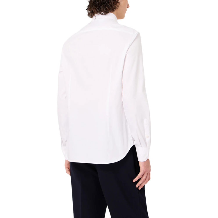 Lookbook EMPORIO ARMANI FW23  Solid Color Casual Long Sleeve Button-Up Shirt 6R1C86-1NVYZ-1F1D4
