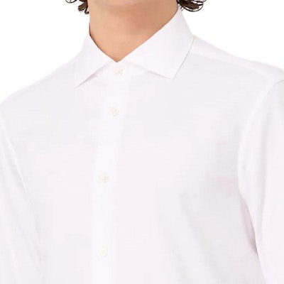 EMPORIO ARMANI FW23 Solid Color Casual Long Sleeve Button-Up Shirt 6R1C86-1NVYZ-1F1D4 Details for EMPORIO ARMANI FW23 Solid Color Casual Long Sleeve Button-Up Shirt 6R1C86-1NVYZ-1F1D4