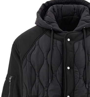 EMPORIO ARMANI FW23 Jaket Boleh Balik Berhud Kapas Warna Solid. 6R1B78-1NIKZ-0999 Sizing EMPORIO ARMANI FW23 Jaket Boleh Balik Berhud Kapas Warna Solid. 6R1B78-1NIKZ-0999