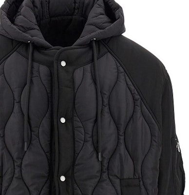 EMPORIO ARMANI FW23 Jaket Boleh Balik Berhud Kapas Warna Solid. 6R1B78-1NIKZ-0999 Cheap EMPORIO ARMANI FW23 Jaket Boleh Balik Berhud Kapas Warna Solid. 6R1B78-1NIKZ-0999