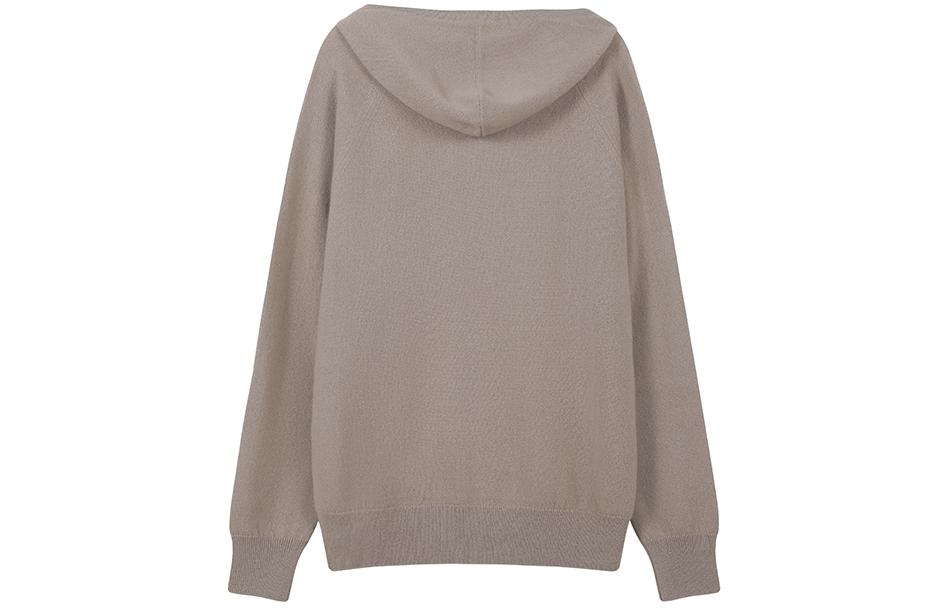 Lookbook EMPORIO ARMANI FW23 純色針織連帽衫 米色 8N1MY9-1MF8Z-0440