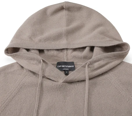 EMPORIO ARMANI FW23 純色針織連帽衫 米色 8N1MY9-1MF8Z-0440 Shop EMPORIO ARMANI FW23 純色針織連帽衫 米色 8N1MY9-1MF8Z-0440