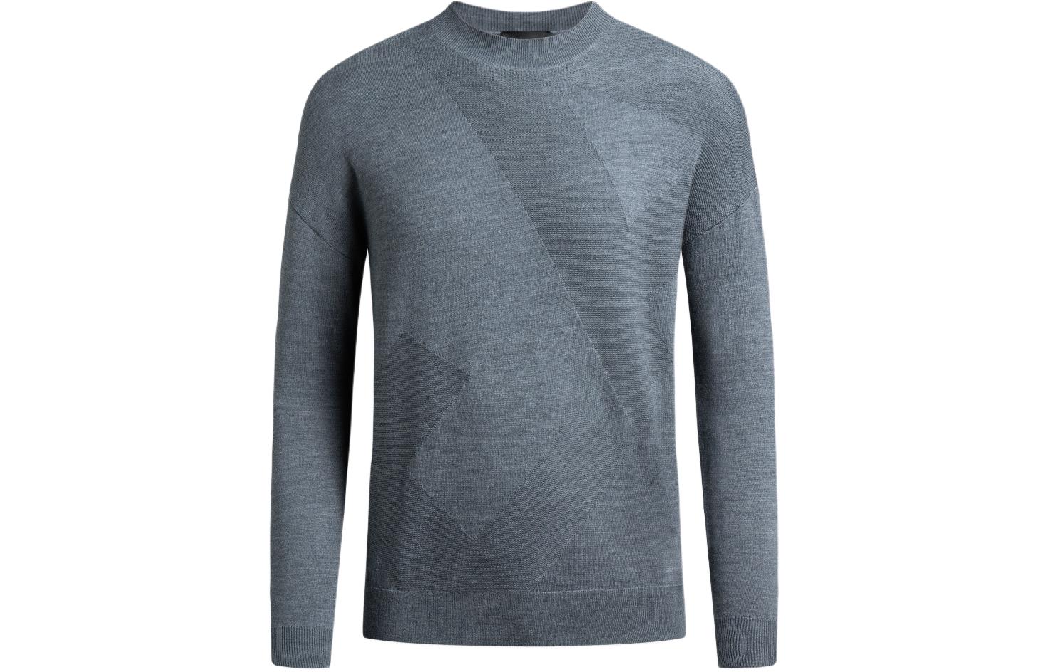 EMPORIO ARMANI FW23  Solid Color Logo Embroidered Crewneck Sweater. 6R1MX4-1MFVZ-F012 圖 2