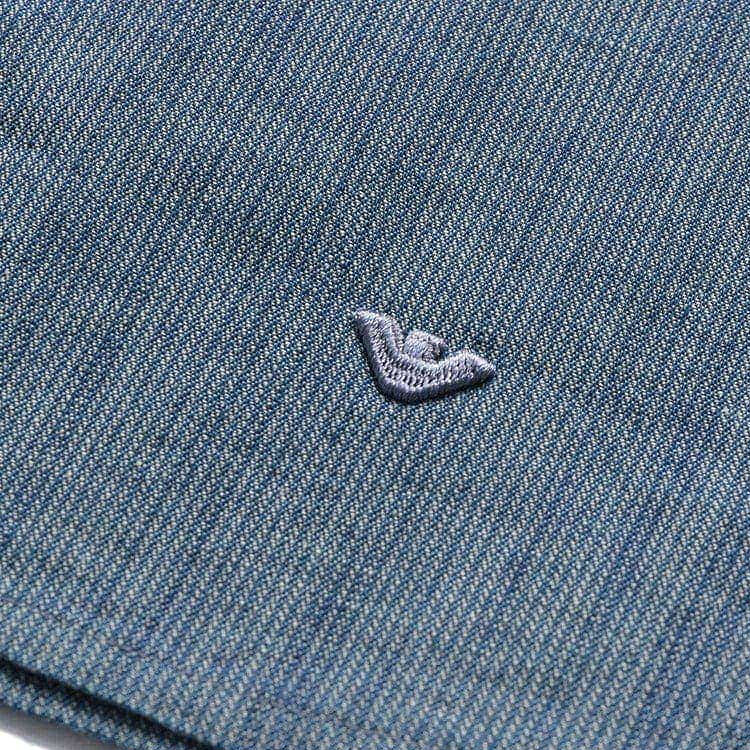 Purchase EMPORIO ARMANI FW23 Kemeja Lengan Pendek Warna Biru Solid 6R1CA6-1DRLZ-0941