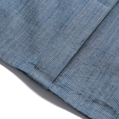 EMPORIO ARMANI FW23 Kemeja Lengan Pendek Warna Biru Solid 6R1CA6-1DRLZ-0941 Details for EMPORIO ARMANI FW23 Kemeja Lengan Pendek Warna Biru Solid 6R1CA6-1DRLZ-0941