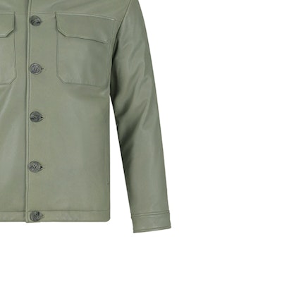 엠포리오 아르마니 FW23 솔리드 컬러 싱글 브레스티드 롱 슬리브 재킷. H41R80-E1P80-544 Details for 엠포리오 아르마니 FW23 솔리드 컬러 싱글 브레스티드 롱 슬리브 재킷. H41R80-E1P80-544