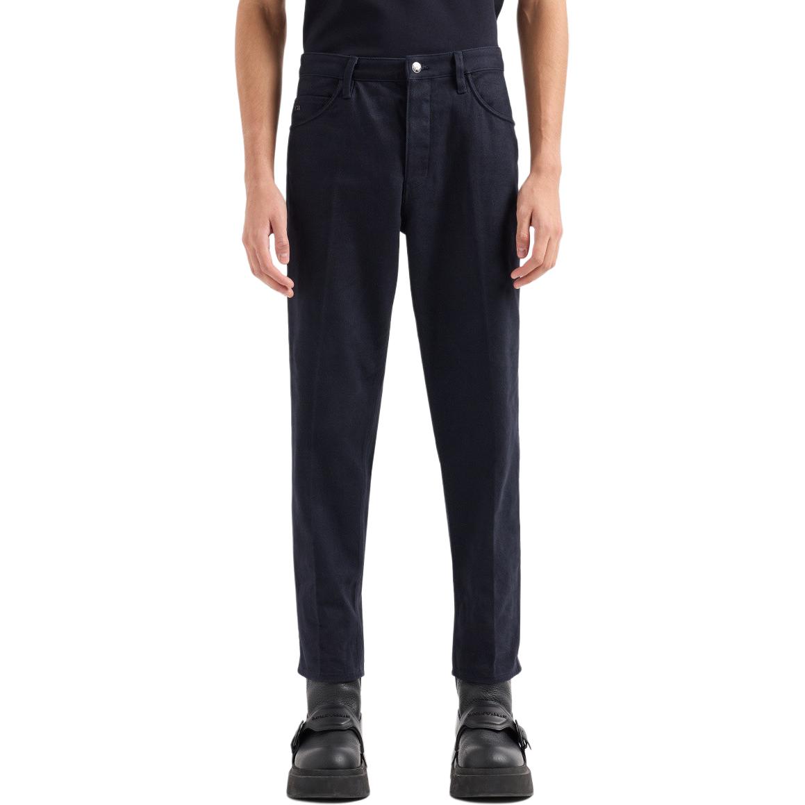 Details for EMPORIO ARMANI FW23 純色直筒拉鍊休閒牛仔褲 6R1J69-1NGRZ-105A6