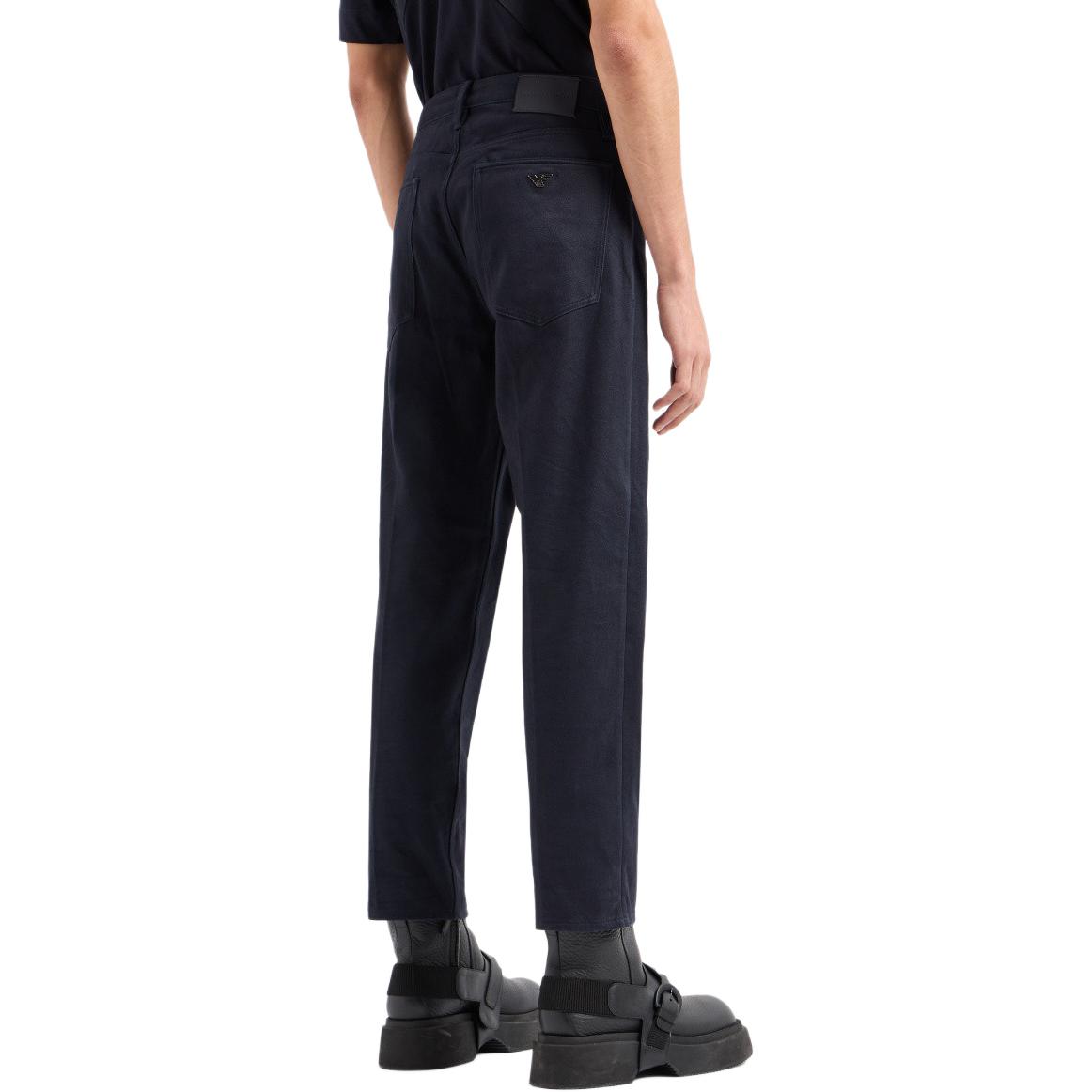 Sizing EMPORIO ARMANI FW23 純色直筒拉鍊休閒牛仔褲 6R1J69-1NGRZ-105A6